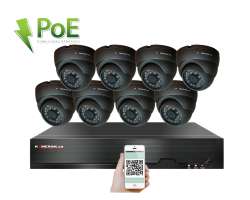 4K PoE IP 8 kamerov� set XM-811D 8MPx, H.265, CZ menu - 19190 K�