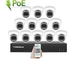 4K PoE IP 12 kamerov� set XM-1209D 8MPx, CZ menu - 32990 K�