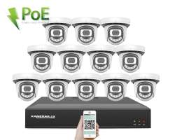 4K PoE IP 12 kamerov set XM-1212D 8MPx, CZ menu - 29690 K