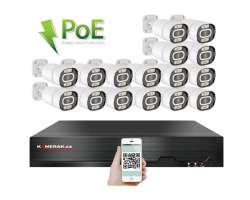 VOLNA PoE IP 16 kamerov� set XM-1603A 4Mpx, CZ menu - -10 K�