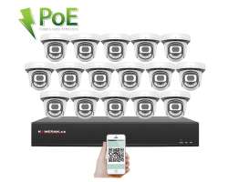 PoE IP 16 kamerov� set XM-1612A 3Mpx, CZ menu - 25290 K�