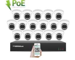 PoE IP 16 kamerov� set XM-1609B 4MPx, CZ menu - 29990 K�