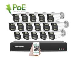 PoE IP 16 kamerov� set XM-1614B 4MPx, CZ menu - 29990 K�