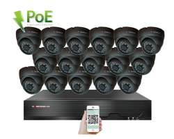 4K PoE IP 16 kamerov� set XM-1611D 8MPx, H.265, CZ menu - 40790 K�