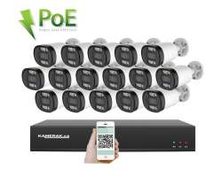 4K PoE IP 16 kamerov� set XM-1613D 8MPx, CZ menu - 40790 K�