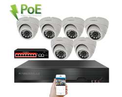 4K IP 6 kamerov� set s extern�m PoE XM-602D-Ext. 8MPx, CZ menu - 14690 K�
