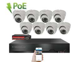 4K IP 8 kamerov� set s extern�m PoE XM-802D-Ext. 8MPx, CZ menu - 18490 K�