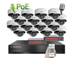 IP 16 kamerov set s externm PoE XM-1605B-Ext. 4MPx, CZ menu - 30390 K