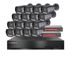 IP 16 kamerov set s externm PoE XM-1610B-Ext. 4MPx, CZ menu - 30690 K