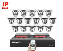 4K IP 16 kamerov set s externm PoE XM-1612D-Ext. 8MPx, CZ menu - 31990 K