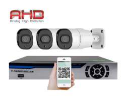 3 kamerov AHD set HE3-63E 5Mpx 1920p, H.265, CZ menu - 5090 K