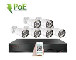 PoE IP 6 kamerovy set  XM-603C 5MPx, CZ menu - 14090 K