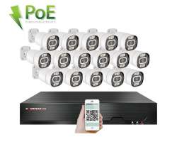 PoE IP 16 kamerovy set  XM-1603C 5MPx, CZ menu - 33399 Kč