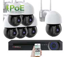 PoE IP 6 kamerov set XM-PTZ-242B 3Mpx, CZ menu - 15590 K