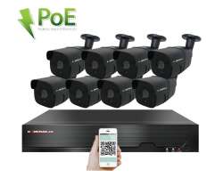 PoE IP 8 kamerový set  XM-807C 5MPx,  CZ menu - 14490 Kč