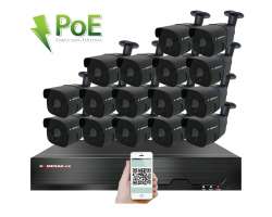 4K PoE IP 16 kamerový set XM-1607D 8MPx, CZ menu - 37990 Kč