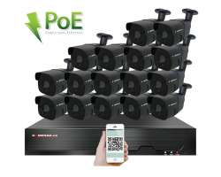 4K PoE IP 16 kamerov set XM-1607D 8MPx, CZ menu - 38290 K