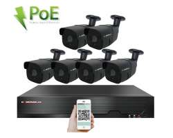 4K PoE IP 6 kamerov set XM-607D 8MPx, CZ menu - 16890 K