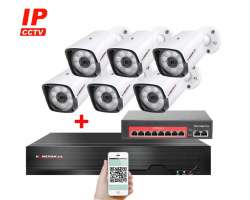 IP 6 kamerov set s externm PoE XM-601B-Ext. 4MPx, CZ menu - 11890 K