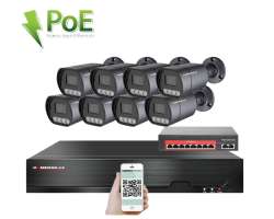 IP 8 kamerov set s externm PoE XM-810B-Ext. 4MPx, CZ menu - 15890 K