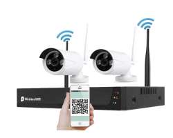 Bezdrtov 2 kamerov set WiFi TUYA WTU2-132A, 2MPx, CZ menu - 3998 K