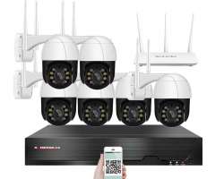 Bezdrtov 6 kamerov system Wifi PTZ-239 2MPx, CZ menu - 11690 K