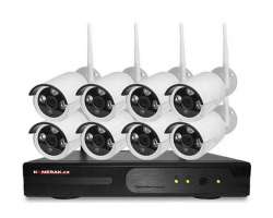 Bezdrtov 8 kamerov set WiFi XMeye WXM8-022A 2MPx, CZ menu  - 9988 K