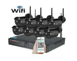 Bezdrtov 8 kamerov set WiFi XMeye WXM8-1023A-Black 2MPx, CZ menu - 9988 K
