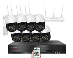 Bezdrtov 8 kamerov systm Wifi PTZ-239 2MPx, CZ menu - 11390 K