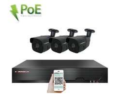 PoE IP 3 kamerov set XM-307B 4MPx, CZ menu - 7390 K