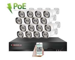 4K PoE IP 16 kamerov� set XM-1603D 8MPx, CZ menu - 40190 K�