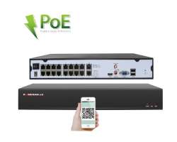 Poe NVR-7416 16CH 8Mpx, H265 rekorder pro 16 IP kamer, CZ menu - 9980 K