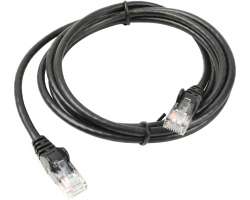 UTP síťový kabel CAT 5e 2m černý - 36 Kč