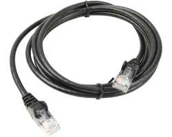 UTP s�ov� kabel Patch RJ45 CAT5e 5m �ern� - 48 K�