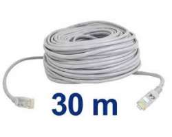 UTP s�ov� kabel Patch RJ45 CAT5e 30m �ed�  - 168 K�