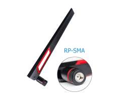 WiFi antna 2,4/5/5,8Ghz pro zeslen signlu wifi 12dB, RP-SMA Male - 188 K