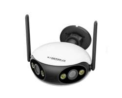 P2P smart WiFi IP kamera XM-77 8MP 180 se dvma objektivy - 2590 K