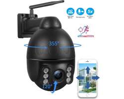 WIFI PTZ Venkovní IP kamera CamhiPro-350 5MPx s automatickým sledováním 5x optický zoom 2,7-12mm black - 3988 Kč