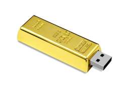 USB flash KAMERAK.cz 128GB zlat cihlika - 568 K