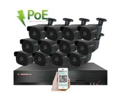 PoE IP 12 kamerov set XM-1207B 4MPx, CZ menu - 26290 K