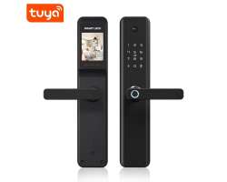 Tuya Smart Dve�n� z�mek s intercomem �te�kou otisku prstu, s kamerou 1,3MP PST-K1 Pro Max - 3990 K�