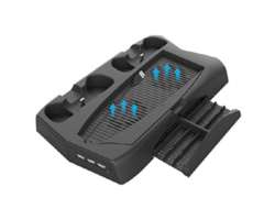 Vertik�ln� stojan 5v1 a dob�jec� stanice P5-010-2 pro Playstation 5 (PS5) - 470 K�