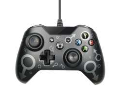 Kabelov hern ovlada (gamepad) pro PC v designu Xbox - ern - 280 K