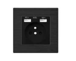 elektrick zsuvka 230V+2*USB 5V/2.1A ern - 260 K