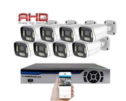 8 kamerov AHD set HE8-54E 5Mpx 1920p, H.265, CZ menu - 10390 K