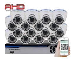 16 kamerov AHD set HE16-51A 2Mpx 1080p, H.265, CZ menu - 13290 K