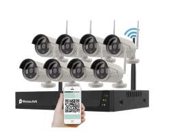 Bezdrtov 8 kamerov set WiFi TUYA WTU8-032A, 2MPx, CZ menu - 7890 K