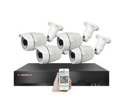 PoE IP 4 kamerov set XM-404A 3MPx,, CZ menu - 5999 K