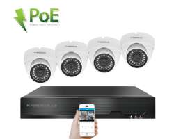 PoE IP 4 kamerov� set XM-402B 4MPx, CZ menu - 7690 K�