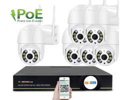PoE IP 6 kamerov set XM-PTZ-238A Ai 2Mpx, CZ menu - 10890 K